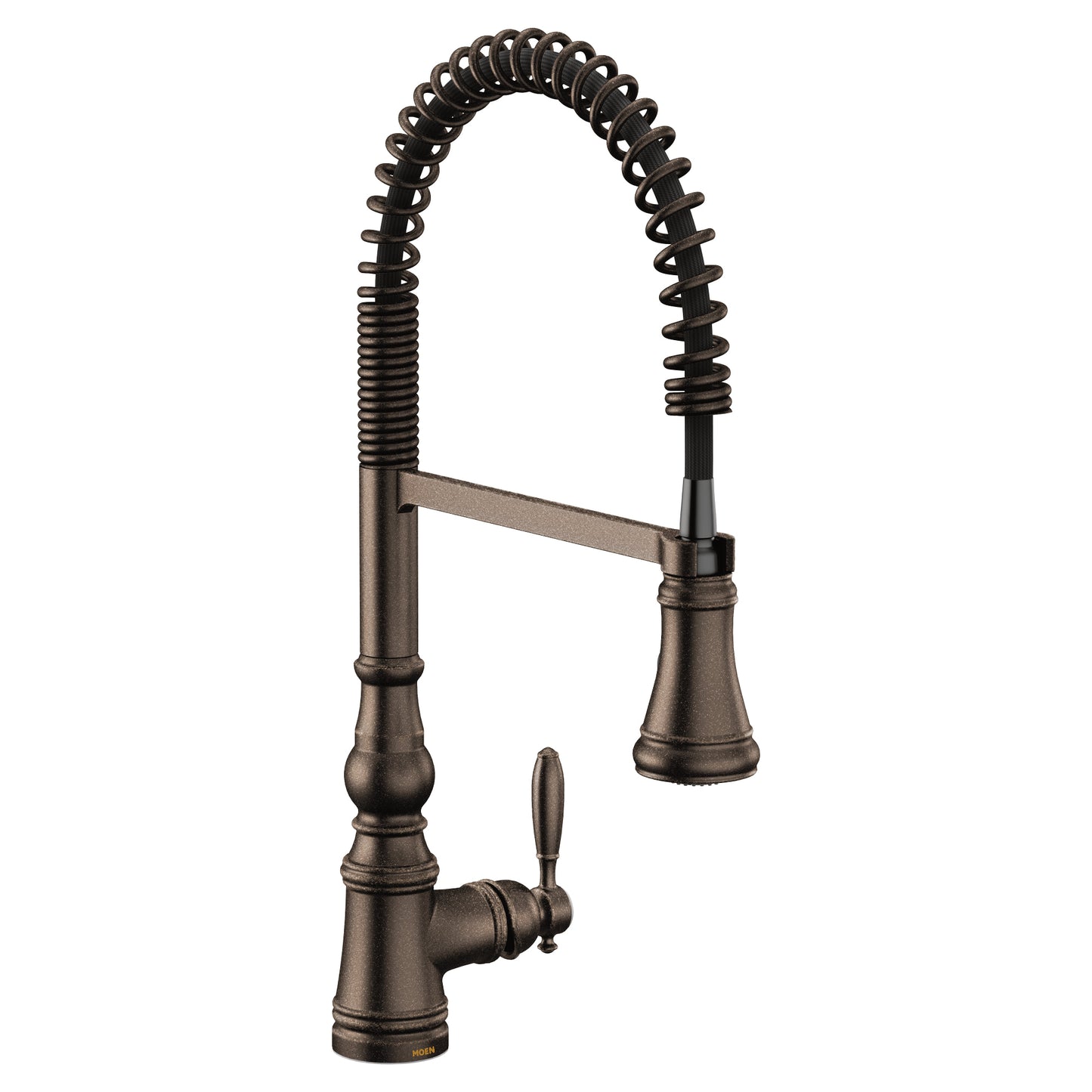 Moen WEYMOUTH Oil Rubbed Bronze spring pulldown kitchen faucet