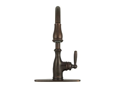 Moen BRANTFORD® Oil Rubbed Bronze hands-free kitchen faucet