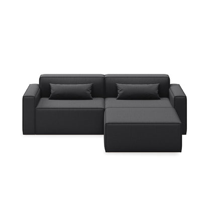 Gus* Modern MIX MODULAR Mowat Raven 3pc sectional