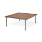 Gus* Modern MANIFOLD Natural Walnut square coffee table