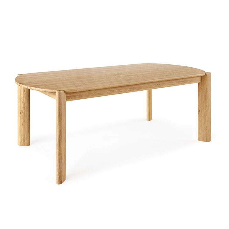 Gus* Modern BANCROFT White Oak dining table