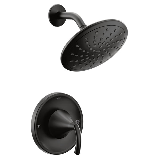 Moen T2842BL | black Glyde Posi-Temp shower faucet