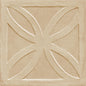 Amuri Biscotto 8 x 8 struttura 3D gelosia porcelain wall / floor tile