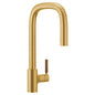 Moen TENON Brushed Gold pull-down kitchen faucet