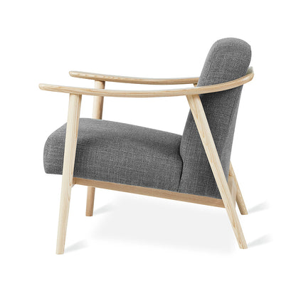 Gus* Modern BALTIC Andorra Pewter chair with Natural Ash frame