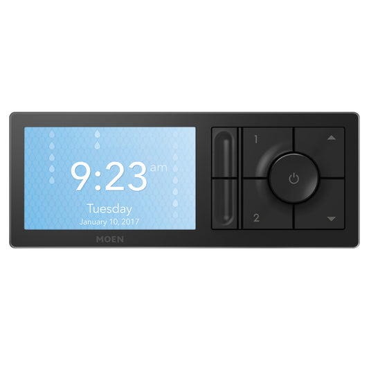 Moen SMART SHOWER Matte Black 2-outlet digital shower controller