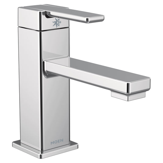 Moen 90°® Chrome single handle vanity faucet