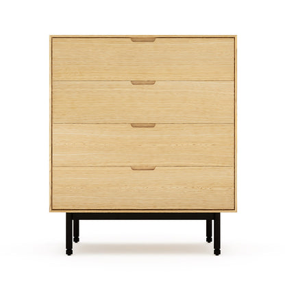 Gus* Modern MUNRO White Oak four-drawer dresser