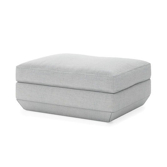 Gus* Modern PODIUM bayview silver ottoman