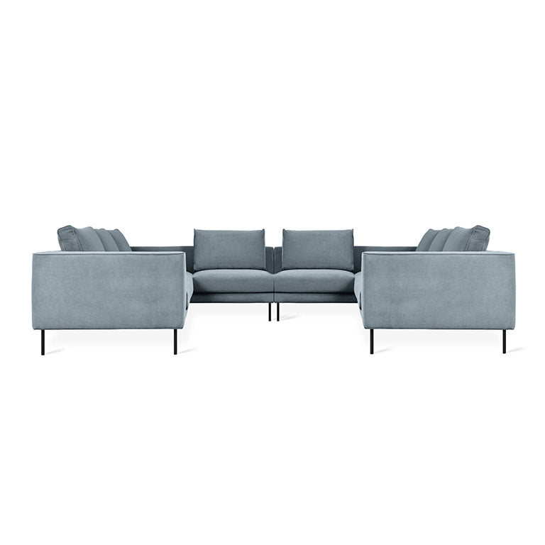 Gus* Modern RENFREW Mersey Skyline U-shaped sectional