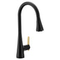 Moen FS7235BL | black Sinema 3-in-1 filtration kitchen faucet