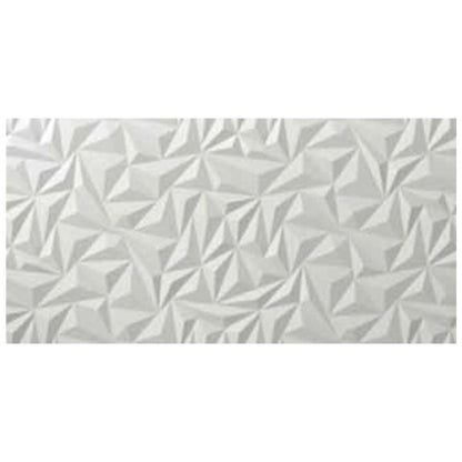 3D WALL DESIGN Angle White 16 x 32  matte wall tile