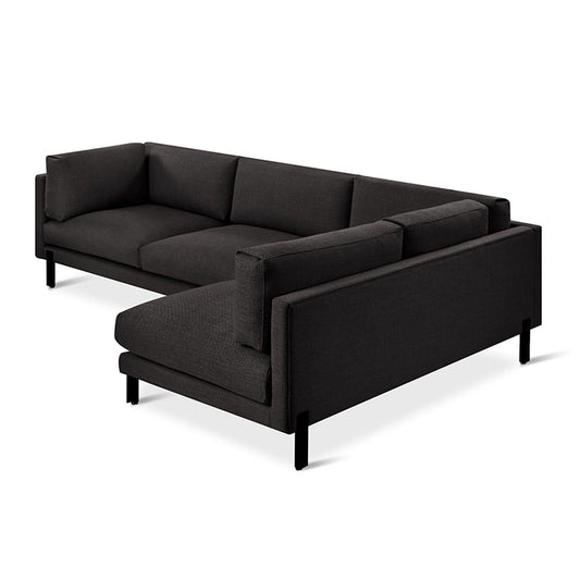 Gus* Modern SILVERLAKE Sectional | Right - Andorra Espresso