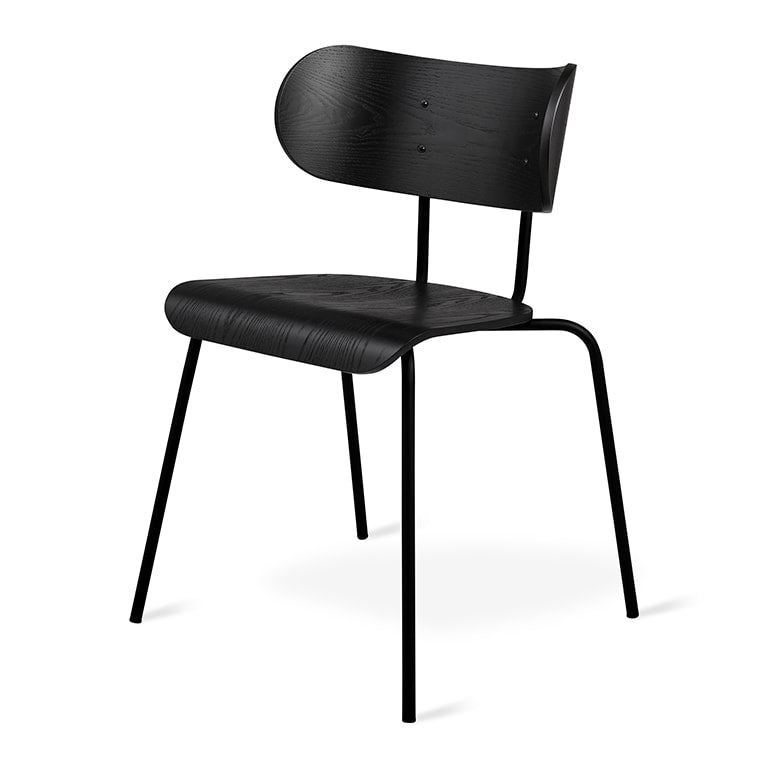 Gus* Modern BANTAM Black Ash dining chair