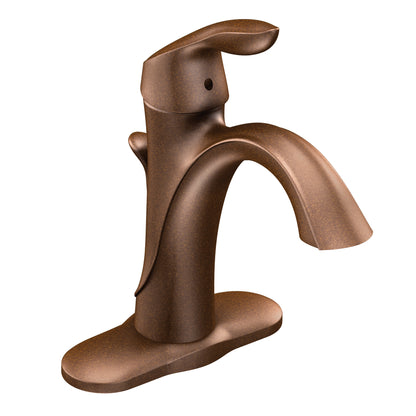 Moen EVA® Oil Rubbed Bronze single handle vanity faucet