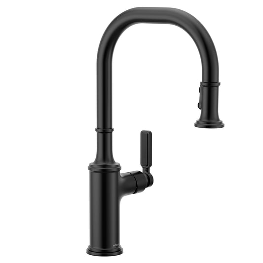 Moen SMYTH™ Matte Black pull-down kitchen faucet