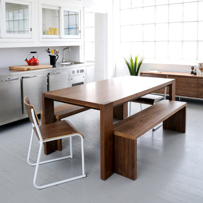 Gus* Modern PLANK Natural Walnut dining table