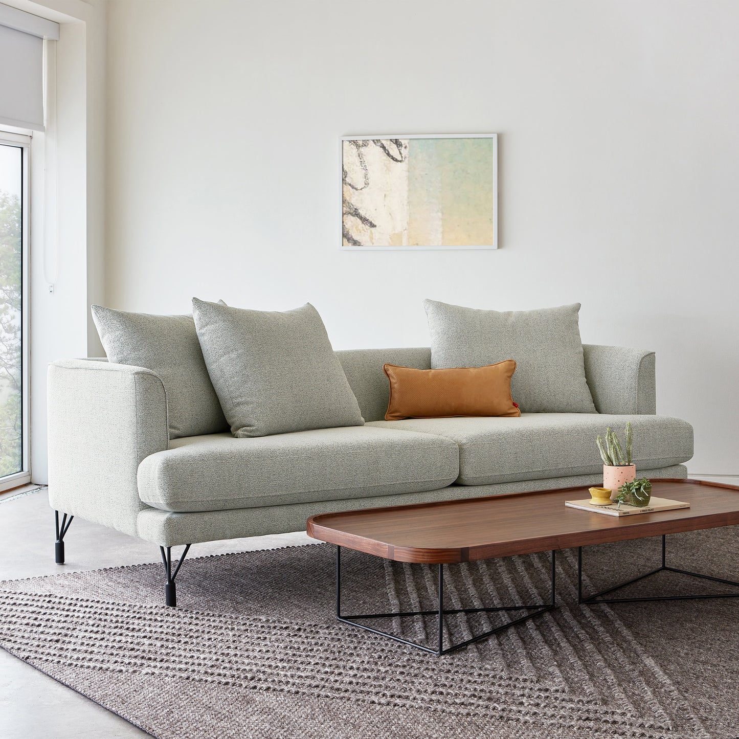 Gus* Modern HIGHLINE Merino Dapple sofa