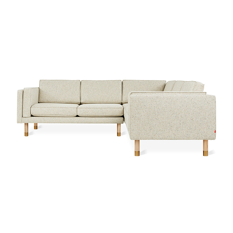 Gus* Modern AUGUSTA Funfetti Linen bi-sectional sofa