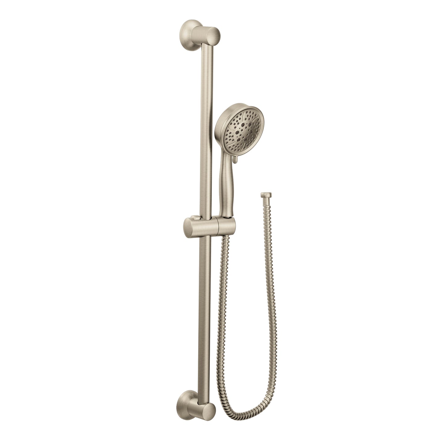 Moen Brushed Nickel 4fx handheld shower with slide bar