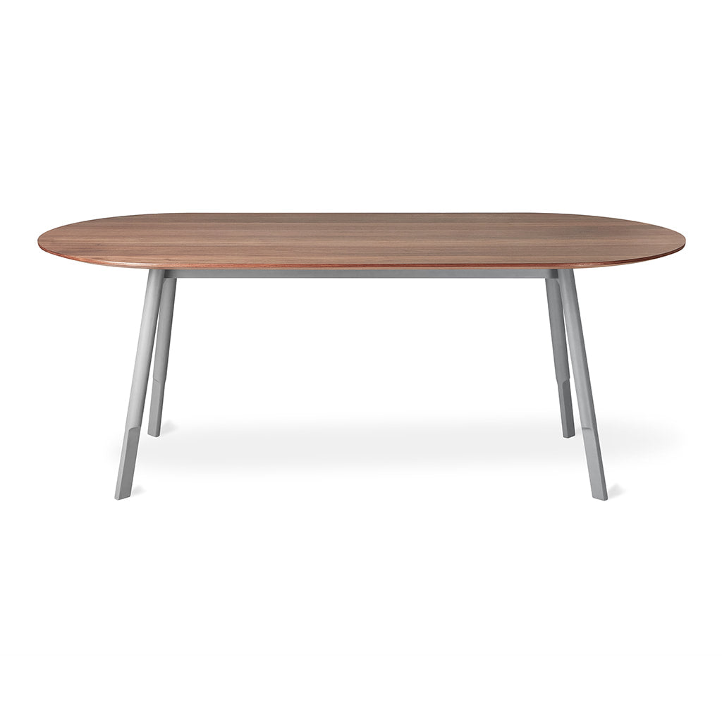 Gus* Modern BRACKET Natural Walnut dining table