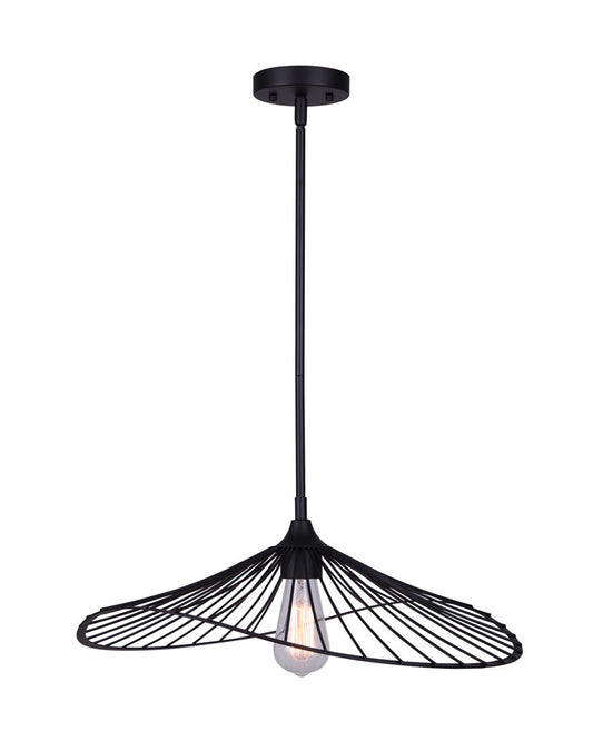 TAGE black 20-inch pendant light