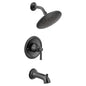 Moen T2283BL | black Dartmoor Posi-Temp tub / shower faucet / 6345