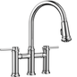 Blanco EMPRESSA Chrome bridge kitchen faucet