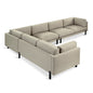 Gus* Modern SILVERLAKE XL Sectional | Left - Andorra Almond