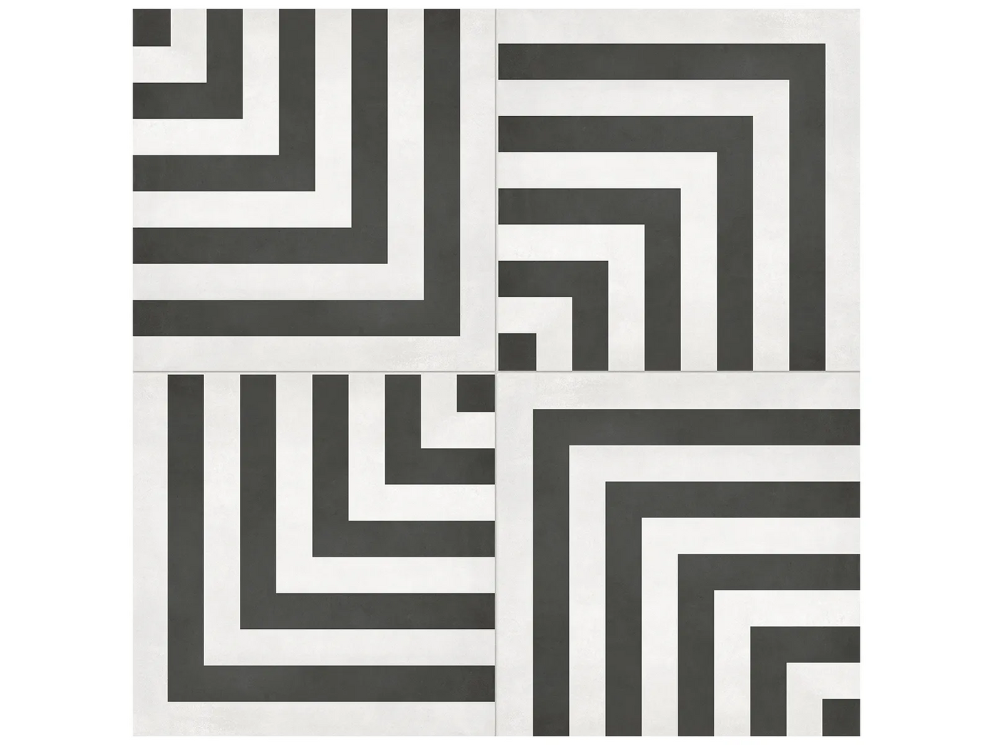 monochrome Form "Geo" 8 x 8 matte porcelain tile *price upon request*