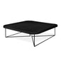 Gus* Modern PORTER Black Ash square coffee table