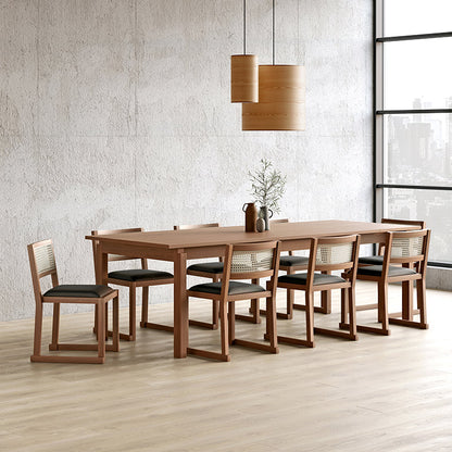 Gus* Modern ANNEX Classic Walnut extendable dining table