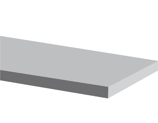 FUSION Atlantic Grey polished artificial stone 6 x 76 shower threshold