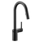 Moen 7565EWBL | black ALIGN hands-free kitchen faucet