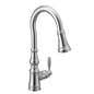 Moen WEYMOUTH Chrome pulldown kitchen faucet