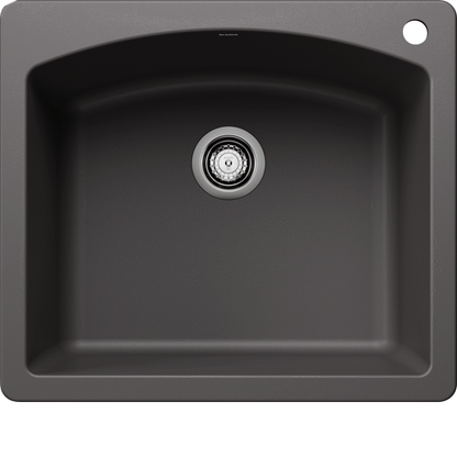 Blanco DIAMOND 1 Cinder Silgranit single bowl kitchen sink