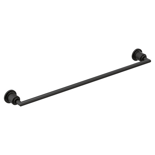 Moen YB0818BL | black Arris towel bar - 18-inch