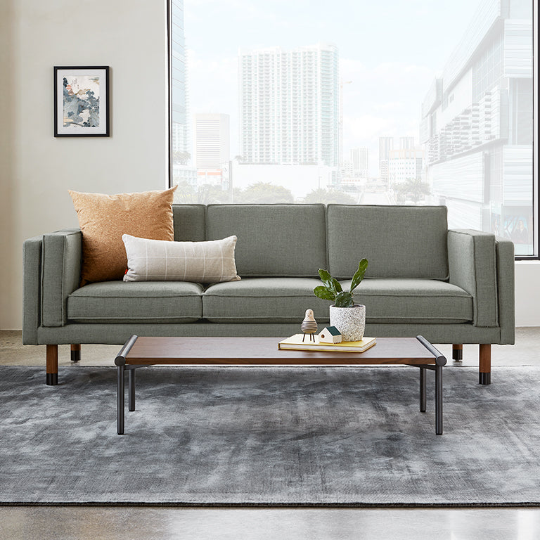 Gus* Modern AUGUSTA Caledon Cinder sofa