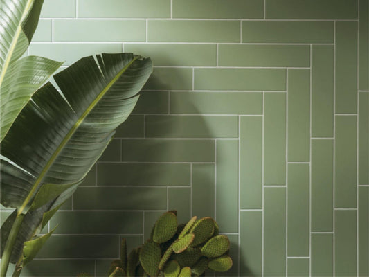 RAINBOW Red 4 x 16 matte wall tile