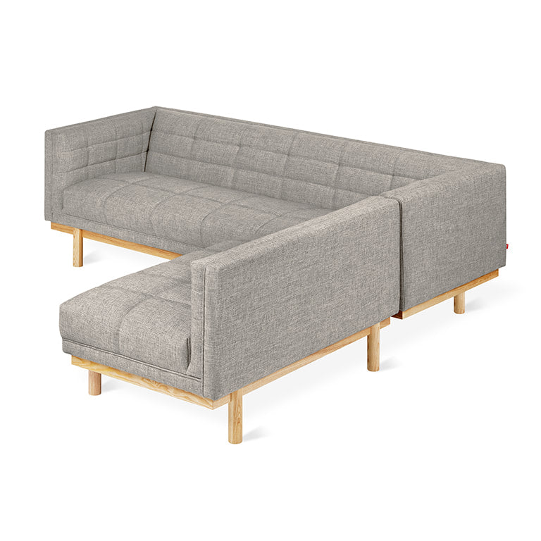 Gus* Modern MULHOLLAND Bi-Sectional - Parliament Stone