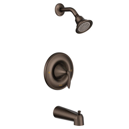 Moen EVA Oil Rubbed Bronze POSI-TEMP® tub & shower faucet