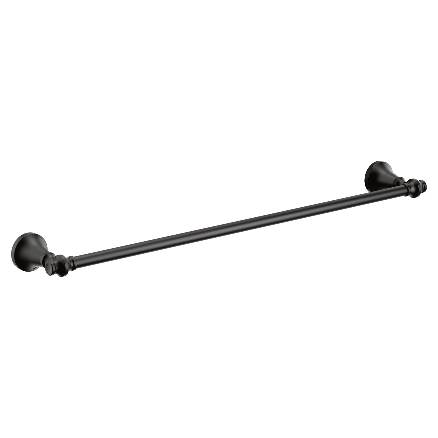 Moen YB0524BL | black Colinet 24-inch towel bar