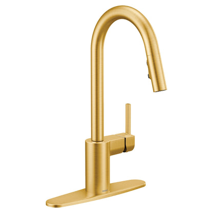 Moen ALIGN®  Brushed Gold pulldown kitchen faucet