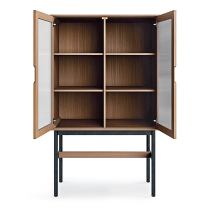 Gus* Modern MUNRO Classic Walnut vitrine