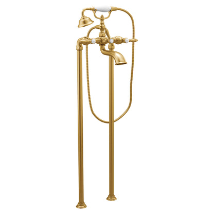 Moen WEYMOUTH® Brushed Gold wall mount or freestanding tub filler