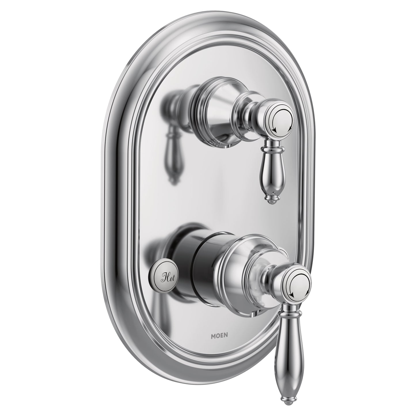 Moen UTS4311 | chrome WEYMOUTH M-Core 3-Series integrated transfer valve trim