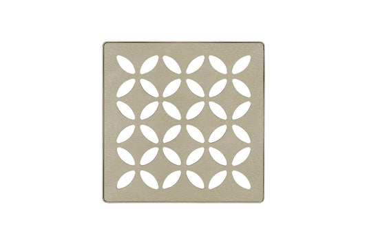 Schluter® KERDI-DRAIN FLORAL Cream drain grate