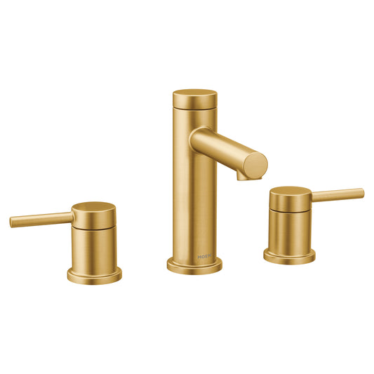 Moen ALIGN® Brushed Gold widespread vanity handle