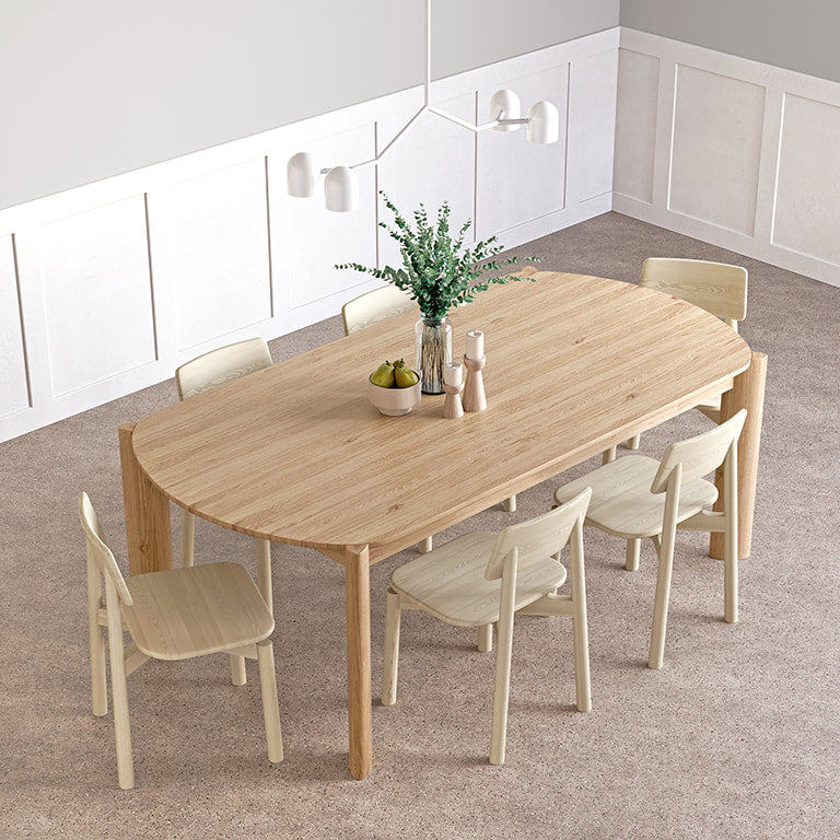 Gus* Modern BANCROFT White Oak dining table