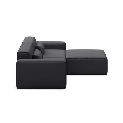 Gus* Modern MIX MODULAR Mowat Raven 3pc sectional